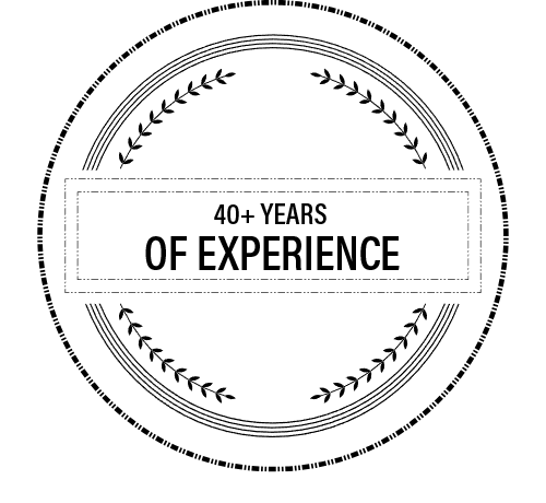 40+ Years of Experience